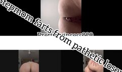 Stepmom farts from pathetic loser POV