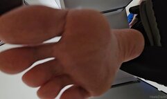 Unaware Giantess Working on Laptop Barefoot Pt 13