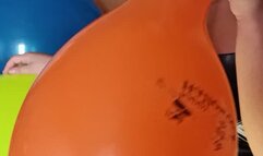 more pop big balloons and small balloons