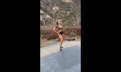 Freezing But Getting Naked in Public for YOU