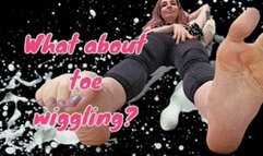 35 FHD BIG FEET x TOE WIGGLING 1 ( foot fetish, foot virgin, upclose, worship, soles, wrinkled, wiggling, spreading, foot play, cleavage, rubbing, goddess, queen, barefoot, long toes)