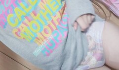 Frozen pull up peeing puddles