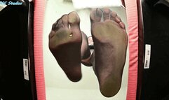 Natasha pantyhose and sock crush! - MP4