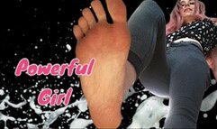 37 FHD GIANTESS FEET 2 ( foot domination, foot fetish, slave training, female domination, foot fetish, big feet, foot virgin, upclose, worship, soles, wrinkled, wiggling, spreading, foot play, cleavage, rubbing, goddess, queen, barefoot, long toes)