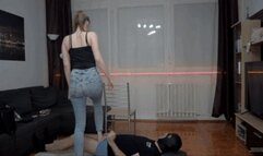 Mistress Cassie Walking On Balls (wmv)