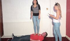 Sophie & Katie Barefoot Trample