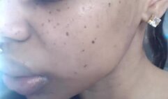 HUGE FACIAL THICK EBONY BAD BITCH WEBCAM SHOW