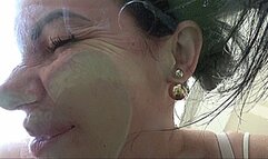 press against the glass and moan mo