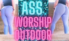 ASS WORSHIP OUTDOOR