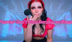 PopStar Can’t Stop Burping on Stage