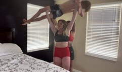 Part 3: Taperedphysique Teaches Cay Baby to Throw the Toy Around With Frank Fun Size