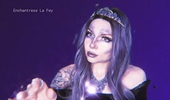 Mesmerised by an amethyst mermaid