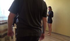 guy stood on my feet