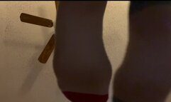 My foot slave is being good tonight