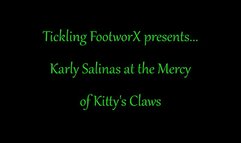 Karly Salinas at the Mercy of Kittys Claws