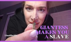 Giantess Lina Steals You for a Ransom and Sex Slave