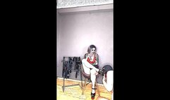 high heel fetish animation submissive licking heels and polishing them