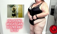 150+pound Weight Gain Before and After - CurvyRedhead - WMV