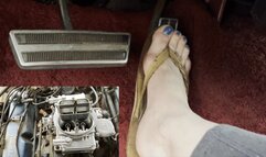 Revving in my flip flops