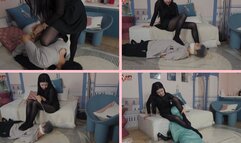 HLY017 The woman wraps her disobedient husband into a mummy, Part2