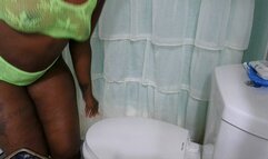 Milf takes you to the bathroom