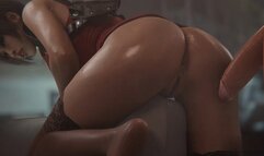 Ada Wong: Anal Submission and Semen Filling