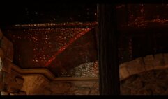 Tied up busty vampire get anal fucked by werewolf