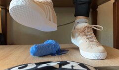 Adidas gazelle sneakers job on Cockbox and briefs