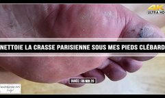 Nettoie la crasse parisienne sous mes pieds clébard 4K