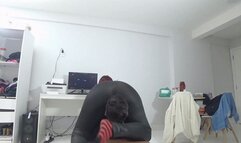 PAWG girl playing and farting part 2 By ARIEL and Daniel Santiago Cam By Aline Full hd