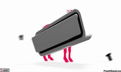 SpoilGoddessJ size 7 footjob, handjob, and big load cum on soles!