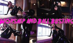 Worship and Ball Busting ft Mistress Vera Violette