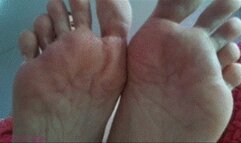 61 BIG x WRINKLED POV (FHD, domination, foot fetish, foot virgin, upclose, worship, soles, wrinkled, wiggling, spreading, foot play, cleavage, rubbing, goddess, queen, barefoot, long toes)