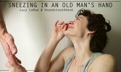 Sneezing in an Old Man’s Hand