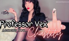 Professor Vex Assigns You Chastity