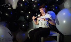 Olivia - Two pretty advertisement balloons blown to bits