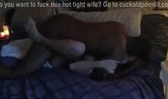 horny amateur milf fucks BBC in her house