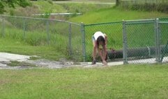 Sneezing at the park