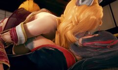 Futanari Encounter: Oral Surprise and Intense Sex