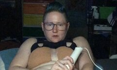 Dildo, hitachi wand, and tongue toy