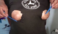 The most SENSITIVE nipples you'll ever see! (Part 2)