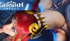 Oriental dancer Nilou gets her ass Genshin Impact