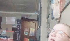 Hitachi wand masturbation session