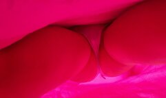 Upskirt Long Pink Dress (mkv)