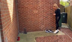 6 Range Rover remote controlled cars crushed