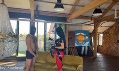 Trialing a guy I met on a dating app as a filming sub