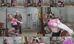 Impaled on a dildo for some bondage blowjob training (MP4 SD 3500kbps)