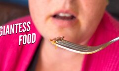 Giantess Mysteria Eating Indian Food