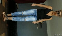 Gift For Me Slave - 3 Cums Beneath My Sandals (720HD)