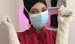 Relaxing Eye Examination, Penis Examination with surgical glove fetish (JOI)